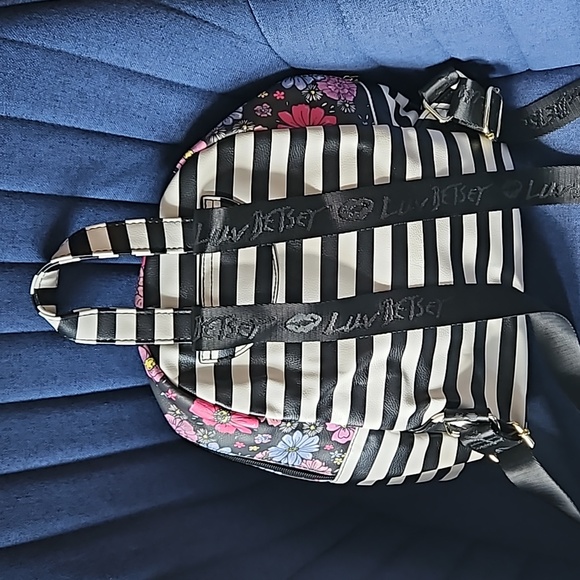 Betsey Johnson Floral Backpack - Picture 2 of 5